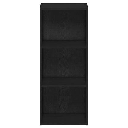 Furinno Luder Bookcase / Book / Storage , 3-Tier, Blackwood - WoodArtSupply