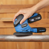 G LAXIA Detail Sander, 20V Cordless Electric Sander with 20Pcs Sandpapers, 12000 OPM Hand Held Sanders with Dust Bag for Woodworking G LAXIA