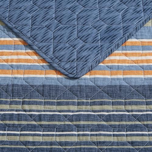 Eddie Bauer - Full/Queen Quilt Set, Reversible Cotton Bedding with Matching Shams, Home Decor for All Seasons (Yakima Green, Full/Queen) Eddie Bauer