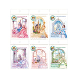 ZXMNBH 20 Pcs/Pack Fairy Princess PET Stickers for Scrapbooking Kit Waterproof Clear Sticker Junk Journaling Supplies Journals Diary Planner Collage Laptop Paper Crafts ZXMNBH