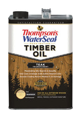 Thompson's WaterSeal TH.049831-16 Penetrating Transparent Timber Oil, Teak, 1 Gallon Thompson's Water Seal
