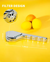 Bagrox Lemon Squeezer, Stainless Steel Lemon Juicer, Manual Juicer for Lemon Citrus Lime Orange, Handheld citrus Squeezer Bagrox
