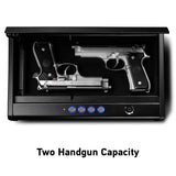 SentrySafe Gun Safe with Digital Keypad Lock, Pistol Safe with Capacity for Two Handguns, Firearm Storage with Bolt Down Kit for Home, Car, QAP2E SentrySafe