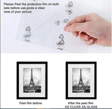 upsimples 11x14 Picture Frame Set of 5, Display Pictures 8x10 with Mat or 11x14 Without Mat, Wall Gallery Photo Frames, Black upsimples