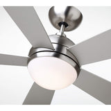 Luminance Kathy Ireland Home Astor, 52 Inch, Brushed Steel Luminance