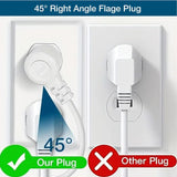 Retractable Power Strip, 6FT Extension Cord Power Strip Surge Protector with 4 Outlets 2 USB Ports and Hook Fast Charge, Portable Power Strip for Travel, Office, School, Hotel,Dorm Room Essentials HUAYUANDA