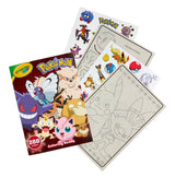 Crayola Giant Pokemon Coloring Book (288 Pages), 2 Sticker Sheets, Coloring Book for Kids & Adults, Travel Activity, Pokemon Gift for Kids, 3+ Crayola