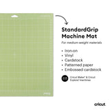 Cricut StandardGrip Machine Mats 12in x 12in, Reusable Cutting Mats for Crafts with Protective Film, Use with Cardstock, Iron On, Vinyl and More, Compatible with Cricut Explore & Maker (3 Count) Cricut