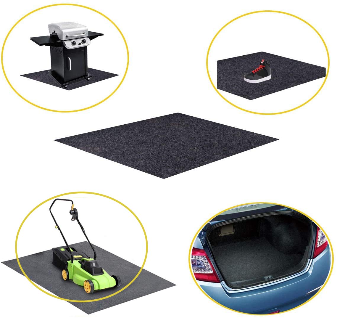 Brinman Under Grill Mat,Premium Grill Mat for Deck, Under Grill Floor Mats to Protect Deck,BBQ Mat for Under BBQ, Absorbent Oil Pad Protector for Decks and Patios,Waterproof, Reusable,(36x30 Inches)… Brinman