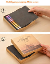 Non Toxic Artist Pastels,Square Soft Pastels Set,Chalks 12/24/36/48 Colors Soft Dry Pastel Artist Chalk Pastel Sticks for Office School Art Drawing Painting Supplies Professional Art Pastel (12Pcs) MARJAQE