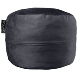 Bean Bag Chair for Adults, 4FT High-Rebound Memory Foam Bean Bag Sofa with Removable Cover, Oversized Bean Bag Couch for Gaming, Reading, and Relaxation, Black Anuwaa