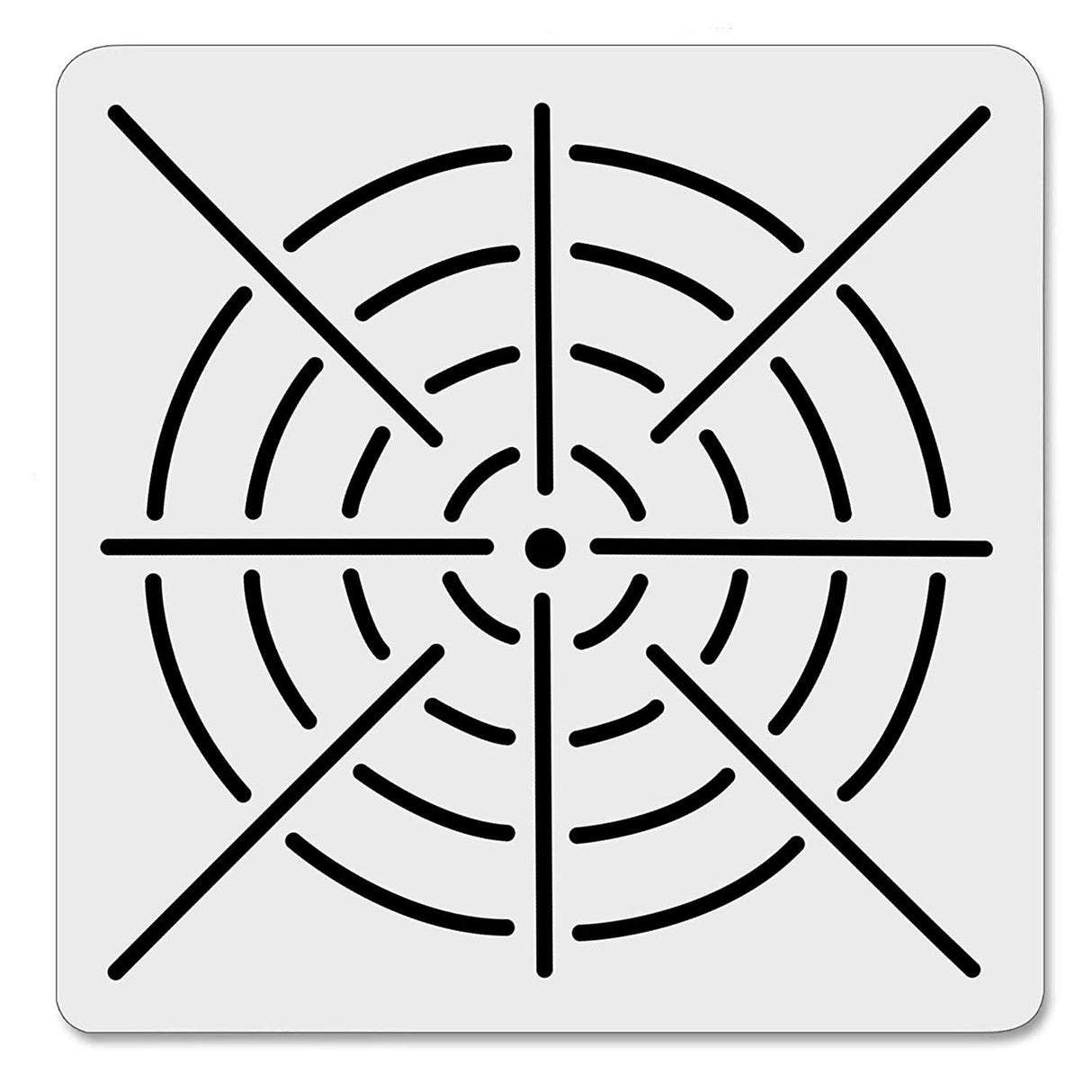 5 Pieces Mandala Dot Painting Tool Stencils Template Set, 8/12/16 Segment Creative Mandala Stencils Reusable Painting Stencils for DIY Painting Art Projects On-Airstore