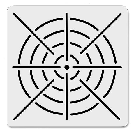 5 Pieces Mandala Dot Painting Tool Stencils Template Set, 8/12/16 Segment Creative Mandala Stencils Reusable Painting Stencils for DIY Painting Art Projects On-Airstore