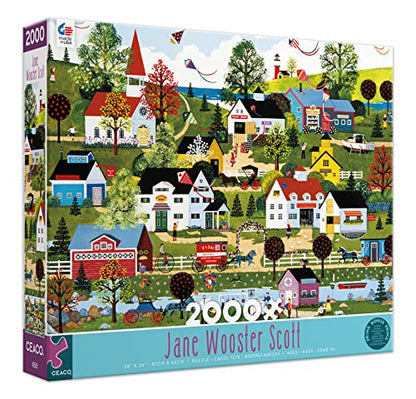 Ceaco - Jane Wooster Scott - On The Summer Wind - 2000 Piece Jigsaw Puzzle - WoodArtSupply