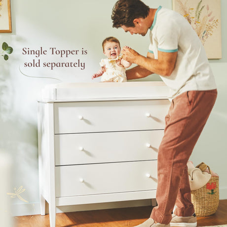 Little Seeds Clover 3-Drawer Dresser, Grove Green Little Seeds