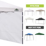Instant Canopy Sidewalls for 10x10 Pop Up Canopy Tent, 300D Waterproof Material for Outdoor Events, Vendor Booths, and Privacy (Sidewalls Only, Canopy Not Included) (3 PCS) FLAGLY