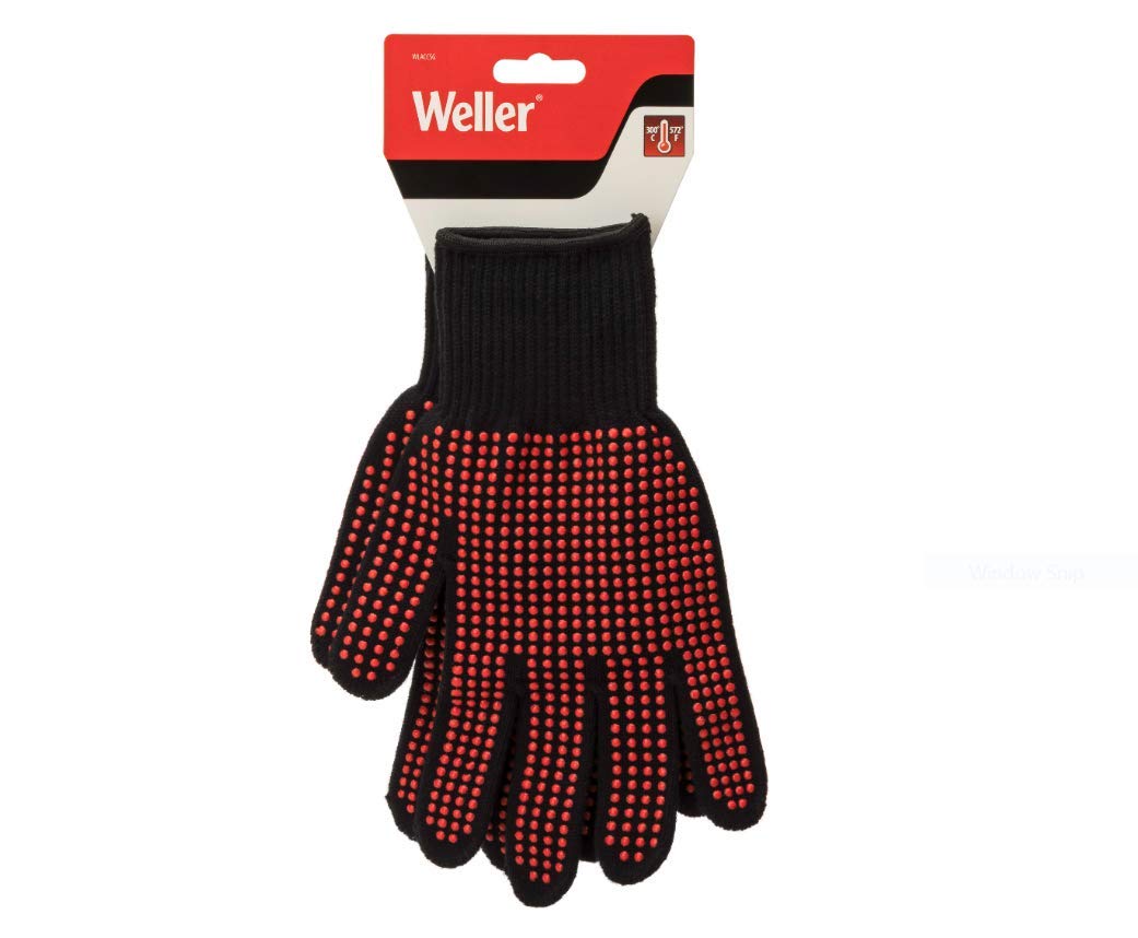 Weller Heat Resistant Gloves, One Size (WLACCSG-02) Black Weller