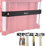 BPOPO Magnetic Bar Mount for Packout Toolbox, Powerful Magnet Tool Holder Strip Work for Milwaukee Packout Rolling Toolbox-Side on Packout Rails,Keeping Tools Handy BPOPO