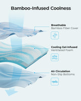 PERLECARE Medium Firm Mattress Topper Twin - 3 Inch Cooling Memory Foam Bed Topper for Pressure Relief, Soft and Supportive, Non-Slip and Washable Cover, CertiPUR-US Certified PERLECARE