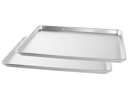 Nordic Ware Naturals Big Baking Sheet, 2 Pack, Silver Nordic Ware