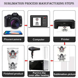 XccMe 30oz Stainless Steel Sublimation Tumblers Bulk,6PACK Double Wall Vacuum Insulated Coffee Mugs with Shrink Wrap Films and Splash Proof Lids,Travel Cups for DIY Gift,Coffee,Beverage White XccMe