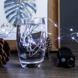 PCORES 328FT Long Fairy Lights 1000 LED Cool White Silver Wire Remote Control Indoor Outdoor Plug in String Lights for Bedroom Living Room Patio Porch Garden Christmas Tree PCORES
