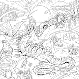 Mythographic Color and Discover: Mythical Beasts: An Artist’s Coloring Book of Magical Creatures WoodArtSupply