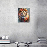 TUMOVO Paint by Numbers Kit for Adults - Lion DIY Adult Paint by Number Kits Animal Acrylic Canvas Painting for Adults Beginners Art Crafts Without Frame, 16x20 Inch TUMOVO