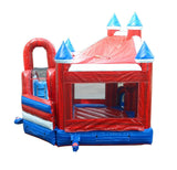 TentandTable Inflatable Bounce House with Slide for Kids 5-12 Large, Commercial Grade Bouncy Castle for Adults, Jump House, Includes Electric Air Blower, 19' L x 15' W x 16' H, Red White and Blue TentandTable