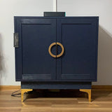 WANLIAN 4 Inch Furniture Legs, Metal Furniture Legs for Cabinet Sofa TV Stand Bookcase 4Pcs (Gold) WANLIAN