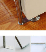 Mengersi Canopy Bed Frame Post Queen Size,Stainless Steel Canopy Frame Poles Four Corner Bed Bracket Fit for Metal/Wood Bed Bedroom Decor Mengersi