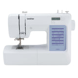 Brother CS5055 Computerized Sewing Machine, 60 Built-in Stitches, LCD Display, 7 Included Feet, White Brother
