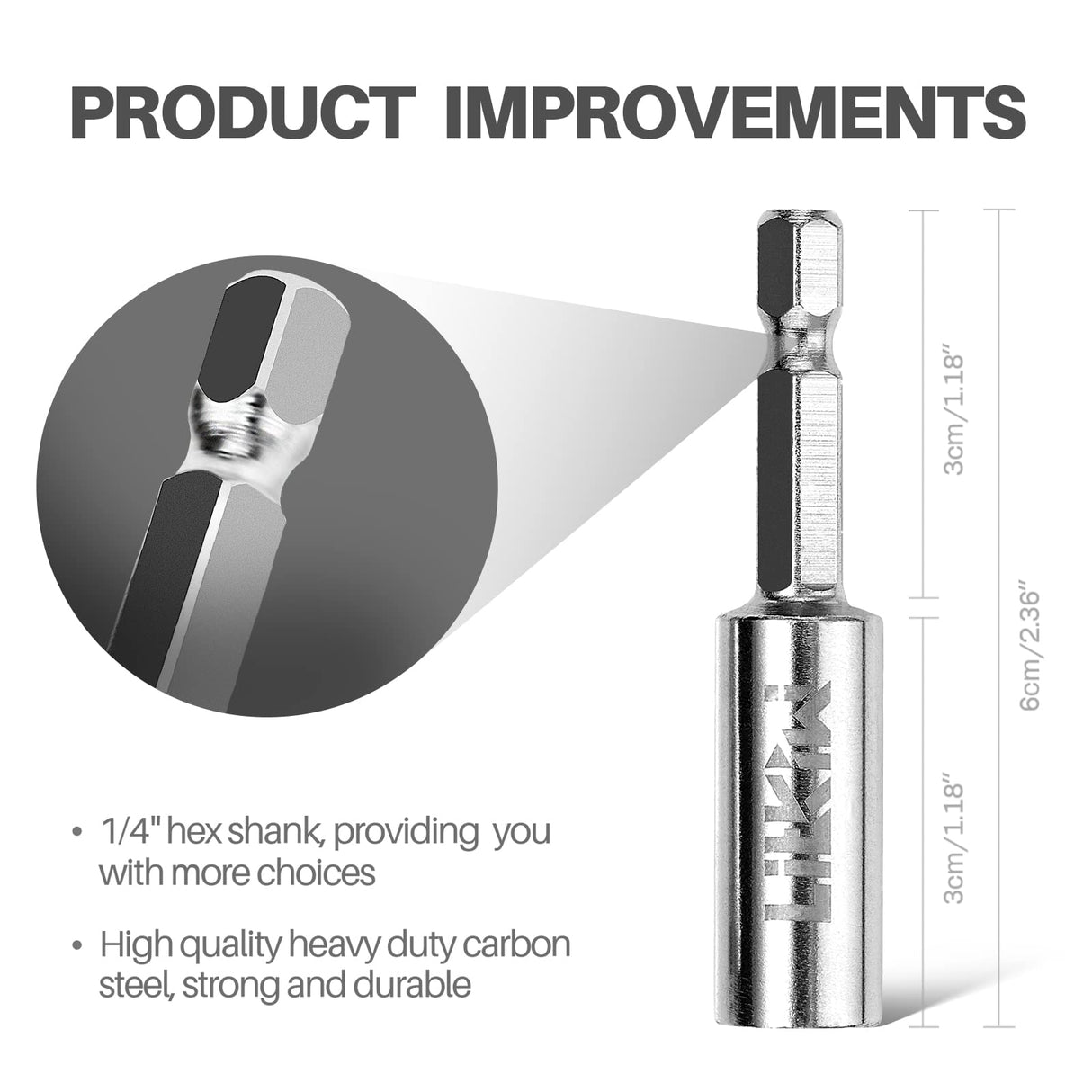 LitKiwi 1/4-Inch Hex Shank Rotary Drill Saw(with 5PCS Blades),HSS Saw Disc Wheel Cutting Blades for Drills Rotary Tools LitKiwi