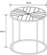 Canarm, Birkett, 203600-01, Coffee Table, Oil Rubbed Bronze Finish, 23.625 x 23.625 x 23.625 Canarm