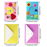 Hicdaw Kids Greeting Card Making Kit, 9Pcs Card Making Kits for Kids Thank You Card Kit DIY Handmade Card Making Supplies Art Crafts Crafty Set Teacher's Day Gifts Hicdaw