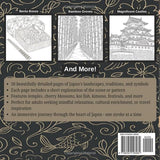 Coloring Japan - A Coloring Book Inspired by The Land of the Rising Sun: Color Each Page And Learn About Japan's Culture, Symbols and Places! Majosta