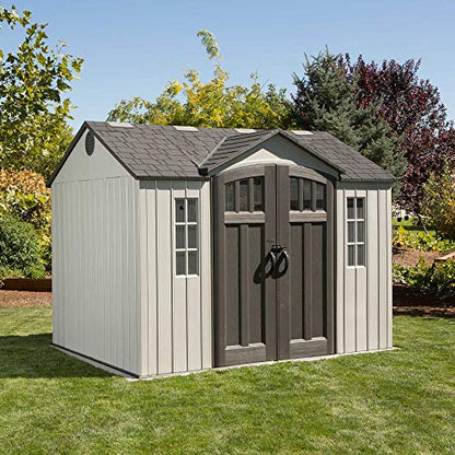 Lifetime 60243 10 x 8 Ft. Outdoor Storage Shed - WoodArtSupply