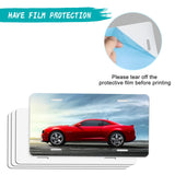 Deekypol 20 Pack Sublimation License Plate Blanks, 0.65mm Sublimation Blank License Plate - Heat Thermal Transfer DIY Metal License Plates Blank for Personalized Design (White) Deekypol