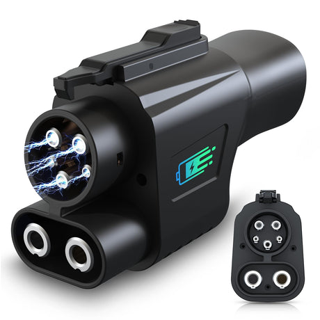 Supchargadap NACS to CCS Adapter, Electric Vehicle NACS to CCS1 Adapter for Tesla Supercharger, Max 500Amps-1000V for Tesla V3/V4 DC Fast Charging Stations, for Ford, Rivian, GMC, Chevrolet, Cadillac Supchargadap