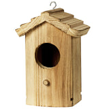CLACKIBUKVYZ Hummingbird House,Wooden Birdhouse,Hummingbird Nest,Small Bird Houses for Outside,Outdoor Hanging Hummingbird House with Pole for Bluebird,Hummingbird,Finch,Cardinals CLACKIBUKVYZ