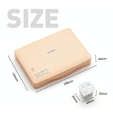 HIMI Twin Cup Jelly Gouache Paint Set with 3 Paint Brushes, 48 Colors 12g, Jelly Cup Design, Non Toxic Paint for Canvas and Paper, Art Supplies for Professionals (Peach Fuzz) HIMI