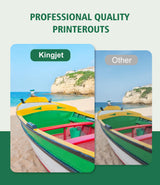 Kingjet LC401 Ink Cartridges Replacement for Brother LC401 Ink Cartridges Compatible with LC401 Ink Cartridges for Brother Printer MFC-J1010DW MFC-J1170DW MFC-J1012DW, 4PK（Black/Cyan/Magenta/Yellow Kingjet