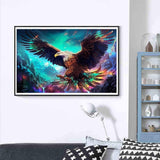 KEUASDV Diamond Painting Kits for Adults, Eagle 5D DIY Diamond Art Kits Full Drill Diamond Dots for Gift Wall Decor and Relaxation Gem Arts 12x16 inch KEUASDV