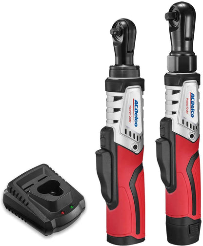 ACDelco G12 Series 2-Tool Combo Kit- 1/4" & 3/8" Brushless Ratchet Wrench, ARW12103-K8 - WoodArtSupply