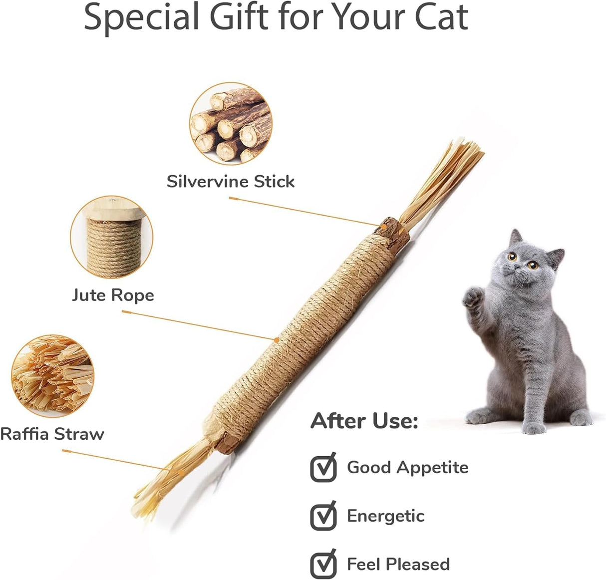 FUKUMARU Cat Scratcher, 26.8 Inch L Shape Cat Scratch Pad Wall Mounted, Cat Scratching Cardboard with Ball Toy for Indoor Cats, Large Size FUKUMARU