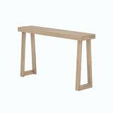 Plank+Beam Modern Solid Wood Console Table, 56 Inch, Sofa Table, Narrow Entryway Table for Hallway, Behind The Couch, Living Room, Foyer, Easy Assembly, Blonde Plank+Beam