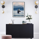 DIY 5D Diamond Painting Kits for Adults Orca Blue Ocean Animal Whale Diamond Painting Diamond Art Kits Gem Art Kits for Gift Home Wall Decor 12x16inch UPABLUNSO
