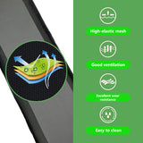 Eurmax USA Universal Easy-to-Assemble Trampoline Slide Ladder, Heavy Duty Steel Trampoline Accessory Slide for Kids Climb Up&Slide Down/Black with Shoes Pocket Eurmax