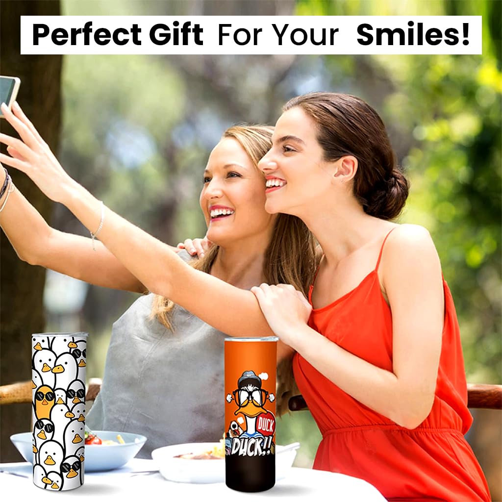 Rumble Tumblez Sublimation Tumblers - Skinny Tumbler Stainless Steel - 20oz Blank with Lid and Straw - Double-Wall 20 Oz Tumbler Bulk, Easy to Use and Perfect for Gifting Purpose 6 Pack Rumble Tumblez