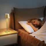 Fizrice 2 Pack Rechargeable Table Lamps Cordless Lamp - 6000mAh Battery Operated Touch Lamp Outdoor Table Lights Waterproof Wireless Portable Desk Lamp for Table Restaurant Bedroom Patio(Gold) Fizrice